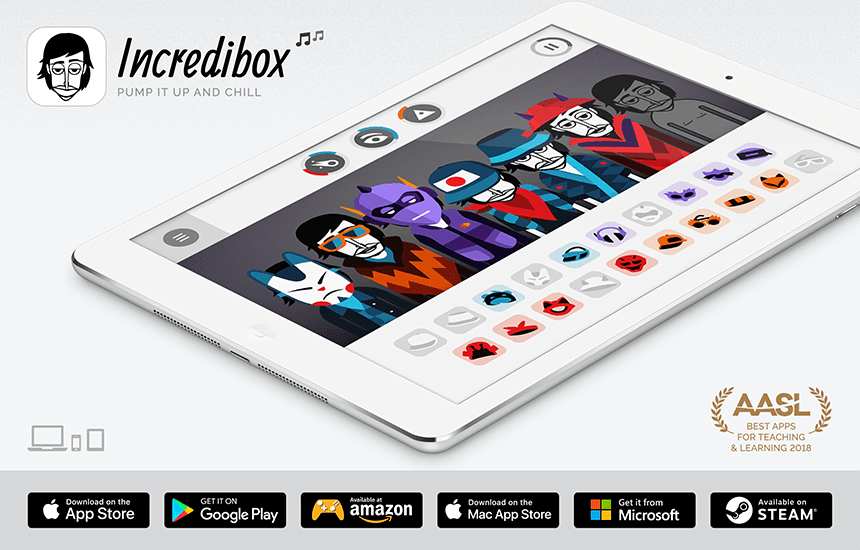 Incredibox iOS pack shot - product shot
